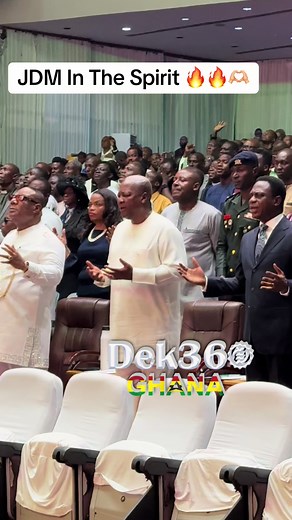Holy Spirit Moves President John Mahama at AICC Fellowship