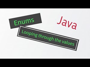 Java - How to loop through an Enum's values