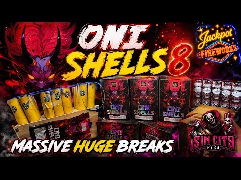 👹 ONI SHELLS 8” 💥 | JACKPOT FIREWORKS 🎰 | MASSIVE HUGE BREAKS! 🤯🎆