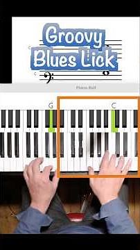This Blues Lick Drives The Groove! #bluespiano
