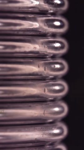 Mesmerizing close-up of soldering wire melting