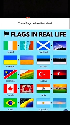 These Flags Exist in Real Life! 😱🏳️#Flags #Geography #World #Education #Shorts #Maps #FlagFacts
