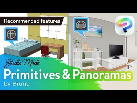 Discover Primitives and Panoramas with Bruna | Clip Studio Paint Recommended Feature
