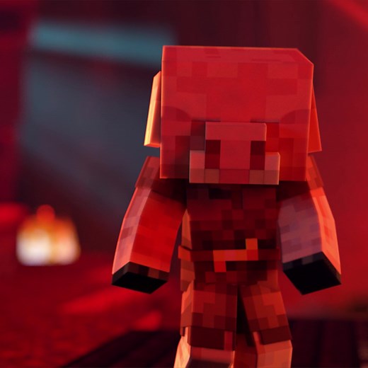 Hoglin Escapes Piglin: Minecraft Animation Showdown