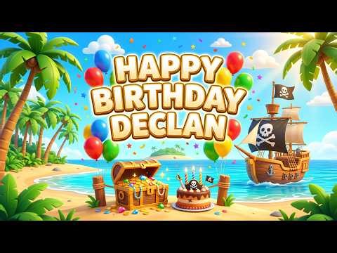 Declan Birthday Song 🎂 | Send This to Declan 💛