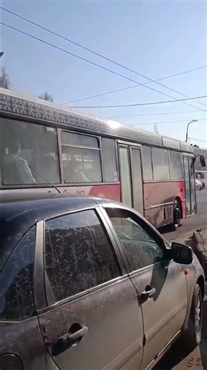 (За рулём Хабиб) Mercedes-Benz O405N маршрут №53, ЗиУ-682Г-016.02 маршрут №1 ‪@У375НТ‬ .