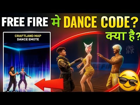 FREE FIRE 🔥 CRAFTLAND DANCE MAP CODE 🌚🤯