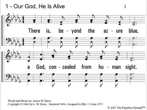 Our God, He is Alive. Acapella