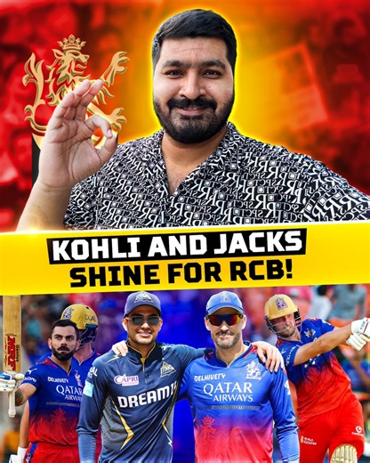 454K views · 10K reactions | Will Jacks gbeng and Virat Kohli  win it for RCB! #GTvRCB #WT20 #BCCI #gujarati #ahmedabad #viratkohli #rohitsharma #hardikpandya #msdhoni #dhoni #UPNews #kohlifans #jaipur #udaipur #UttarPradesh #assam #assamesenews #jodhpur #ajmer #lucknowichikan #lucknowichikankari #kanpurcity #AgraNews #prayagraj #ghaziabad #pilibhit #Raebareli #TATAIPL #ipl | Muhammad Furqan Bhatti | Facebook