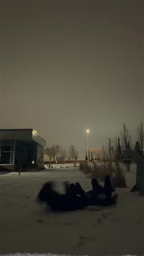 perfect running weather 🌨️⛄️@kailey #snow #calgary #snowday #sisters #perfectrunningweather