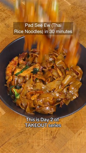 Genio Ng on Instagram: "EP 2. TAKEOUT SERIES - Pad See Ew / Thai Stir Fry Noodles So, are you team PAD THAI or Pad See Ew? Full recipe HERE or link in BI0: https://cookingwithgenius.com/pad-see-ew/"