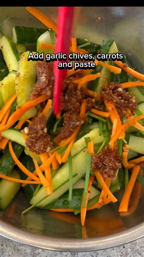 635K views · 3.5K reactions | Perfect time of year to make cucumber kimchi! I’ve got lots of cucumbers growing in my backyard garden ❤️ #cucumber #kimchi #cucumberkimchi #koreanfood #food #recipe #easyrecipes #salad #healthyfood #healthyrecipes #foodie #foodlover #fullhappybelly #vlog #homemadefood | Fullhappybelly | Facebook