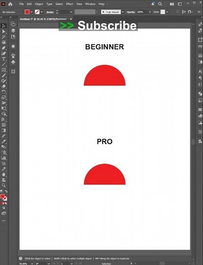 Illustrator 2025 – Shape Cutting Tips: Beginner vs Pro! ✂️✨