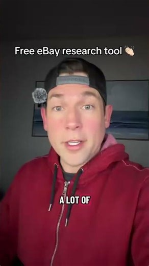 Free eBay research tool that you should be using to make your business better.