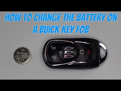 How to Change the Battery on a Buick Key Fob