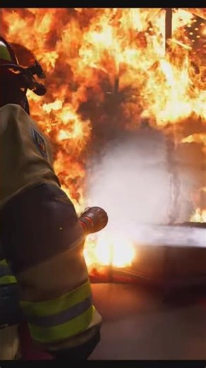 Putting Out The Flames 🔥🔥🔥 #videogame #firefighter #subscribe #simulator #shortsfeed #shorts #ps5