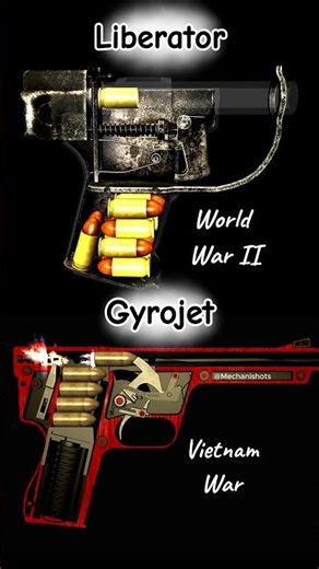 A face-off between World war ll and Vietnam War pistols