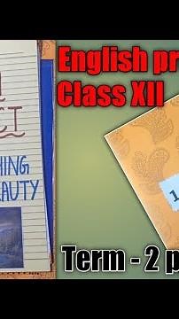 English class 12 project file | English term 2 class XII project | A thing of beauty project