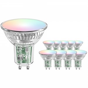 Ledvion Smart RGB CCT GU10 LED Spot Dimbaar - Wifi - 4,9W - 10 Pack