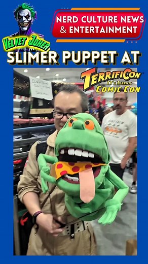Puppet Slimer at Terrificon #puppetry #slimer #ghostbusters #terrificon #artist #creativity #passion #nerdculture | Rich Davis