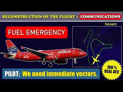 Fuel emergency. Minimum fuel amount | JetBlue Airways Airbus A320 | Newark, ATC