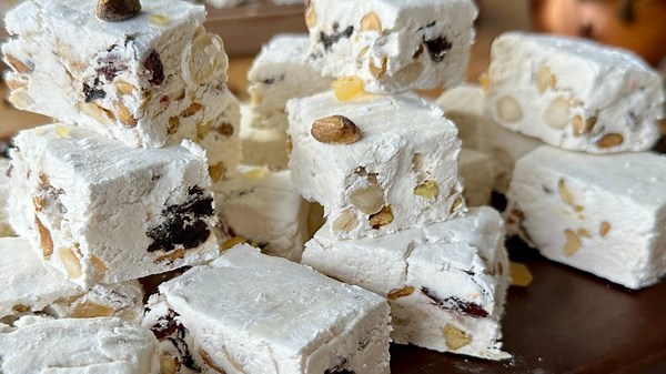 Classic nutty torrone (Italian nougat) recipe