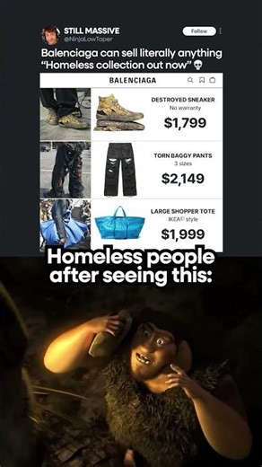 Everything Becomes Luxury at Balenciaga 👟😳