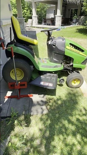 Lawn Mower Jack for Cleaning Mower Deck & Blade Sharpening access