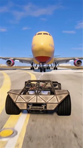 Ramp Buggy Vs Areoplane In Gta 5 #shorts #gta5 #gta #technogamerz #suscribe