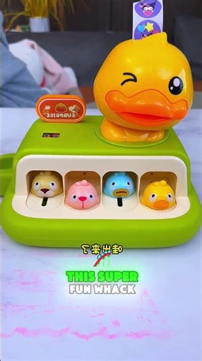 👏🐹🔨Super fun whack a mole sticker win game#shorts