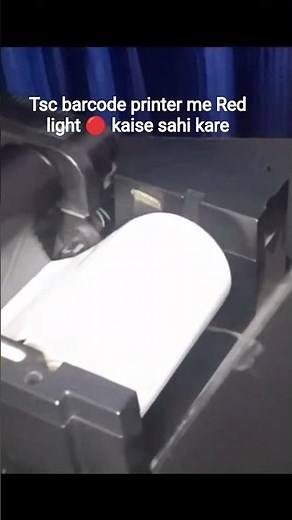 TSC TTP-244 Pro Red Light Problem Fix 🔴 | Barcode Printer Error Solution