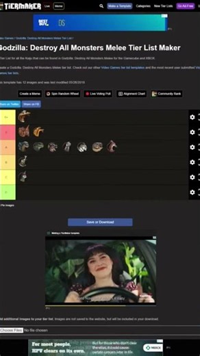 tier list godzilla destroy all monsters melee #gaming #tierlist