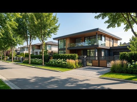 Beautiful Houses in Modern Colony | Peaceful Street View Tour