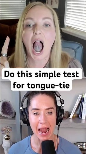 Simple test for tongue-tie! #shorts