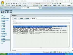 Z-blog博客教程-图标汇集的设置（流畅）