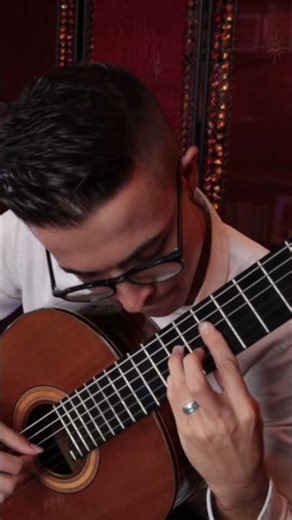 A Tear in Music | Lágrima by F. Tárrega | Classical Guitar 🌙 #ClassicalGuitar #Tarrega #Shorts