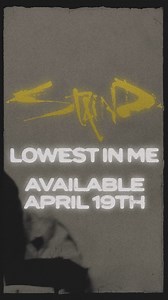 139K views · 3K reactions | Lowest In Me. April 19th. The wait is over. Pre-save now at the link in bio. | Staind | Facebook