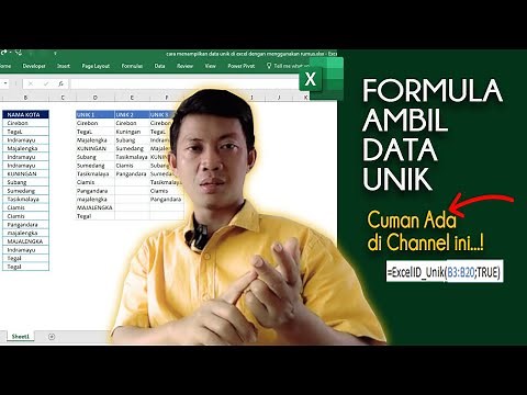how to display unique data in excel using formulas