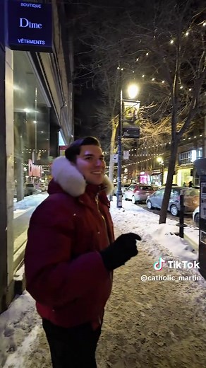 Do you believe in Jesus? . . . #streetinterview #nightlife #jesus #christianity #catholictiktok