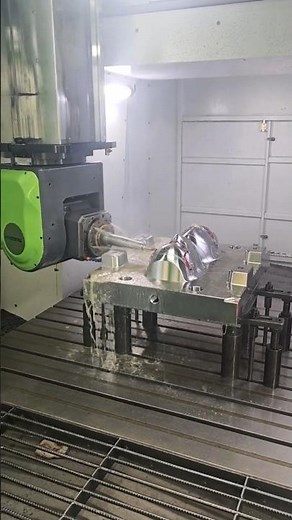 CNC 5 Axis Working Process Machining Mold- CNC 5 Axis Head #cnc #cncmachine #cncmachining