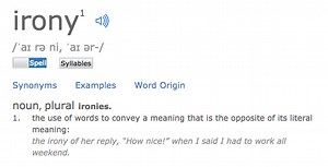Irony