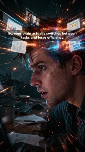 Multitasking Is Making You LESS Productive