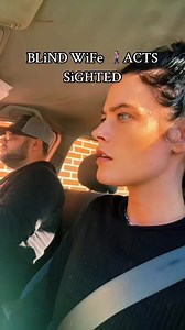 700K views · 2.7K reactions | BLIND WIFE ACTS SIGHTED & TELLS HER HUSBAND SHE SEEN HIM LOOKING AT ANOTHER WOMAN #Blind #Couple #Married #AbilityMom #Funny #LHON #BlindGirl | Ability Mom | Facebook