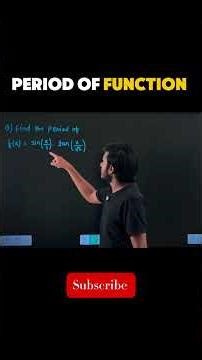 📌 Period of Function | JEE Advanced 2026 | Maths Short Trick #shorts #jeeadvanced #mdshahnwazsir
