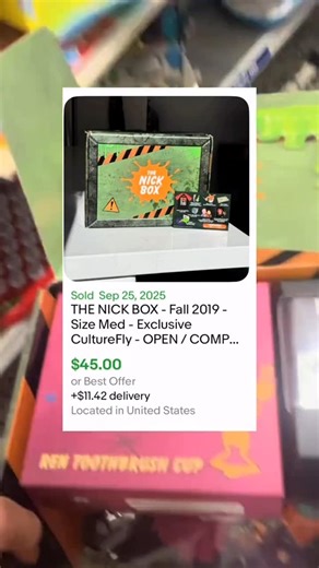 Rare Unlimited Finds on Instagram: "Nick Box #thrift #thrifting #thriftshop #rarefinds #nickleodeon"