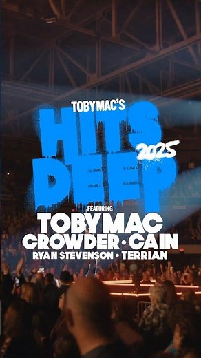 TobyMac’s Hits Deep Tour 2025 is on sale now!! We can’t wait to see you there!