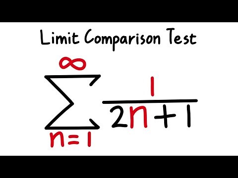 Limit Comparison Test, Series of 1/(2n+1), calculus 2 tutorial