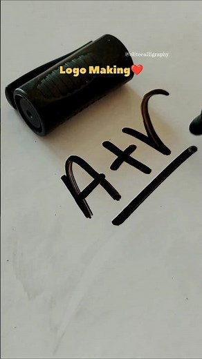 How to design a logo like a Pro🔥|Beginners Guide🪄 #shorts #logodesign #pen ‪@elitecalligraphy‬