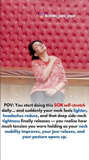 ✨ POV: SCM Stretch — Neck Relief You Didn’t Know You Needed!