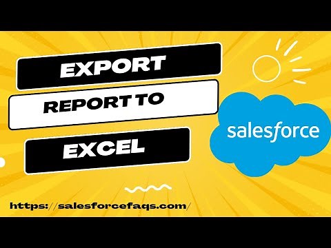 Export Salesforce Reports to Excel – Quick & Simple Steps